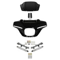 Black Outer Fairing Windshield Lights Fit For Harley Cvo Street Glide 2023-2025