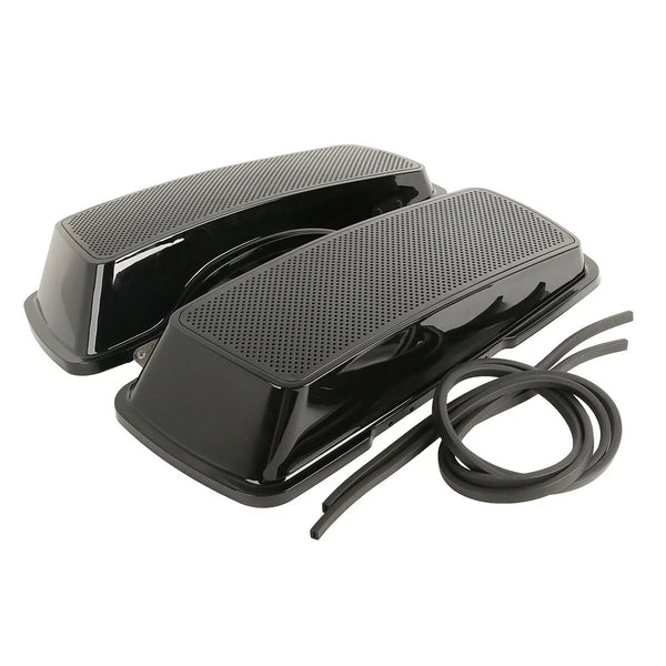 Saddlebag Lids & Dual 6"x9" Speaker Fit For Harley Touring Road Glide King 94-13