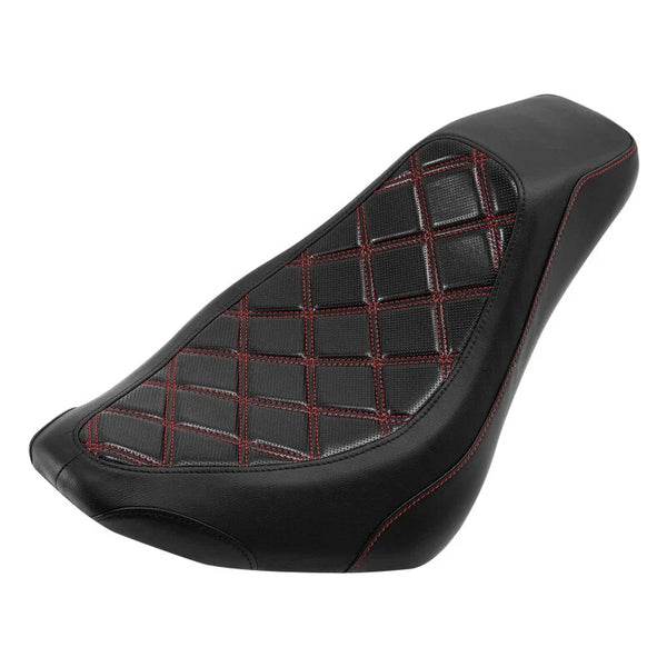 Solo Rider Driver Seat Fit For Harley Softail Heritage Classic Street Bob 18-23