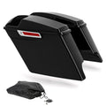 5" Extended Hard Saddle Bags Speaker Grills Fit For Harley Road Glide 1993-2013