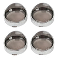 Turn Signal Light Trim Ring Visors Bezels Smoke Lens Fit For Harley Softail Dyna