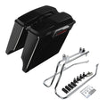 5" Stretched Saddlebags 6x9" Speaker Lid Bracket Fit For Harley Fatboy 1984-2017