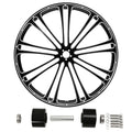 30" x 3.5" Front Wheel Rim Dual Disc Hub Fits For Harley Street Glide 1997-2021