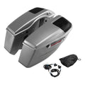 Saddlebags Fit For Harley Cvo Road Street Glide 2023-25 Dark Platinum Pinstripe