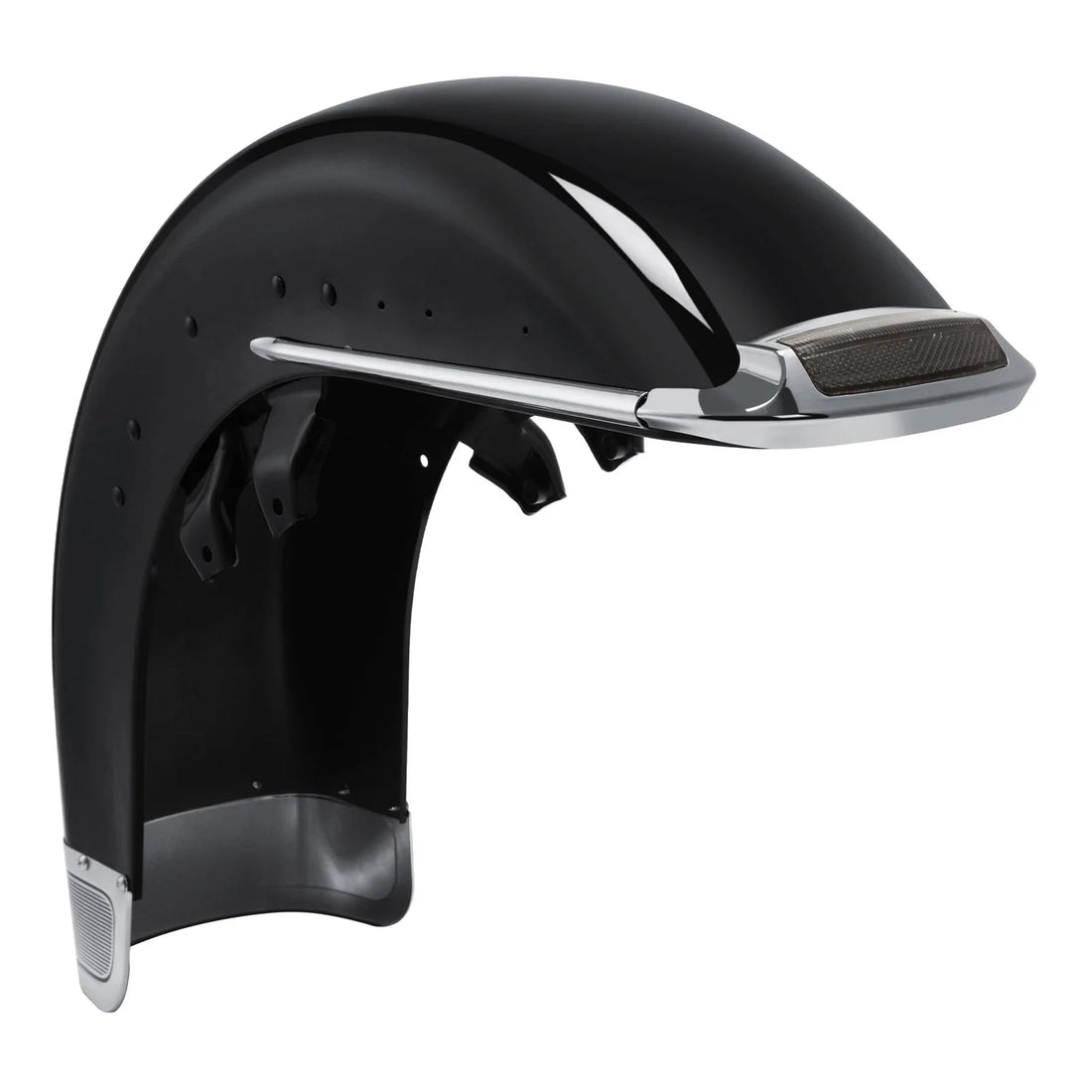 Vivid Black Front Fender Trim Fit For Harley Touring Ultra Classic 1989-2013