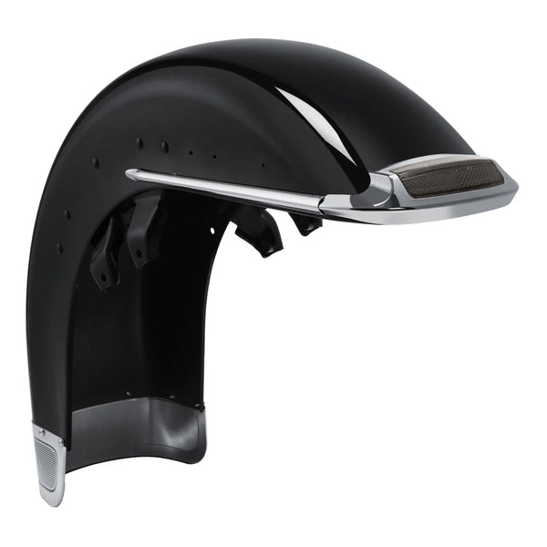 Vivid Black Front Fender Trim Fit For Harley Touring Ultra Classic 1989-2013