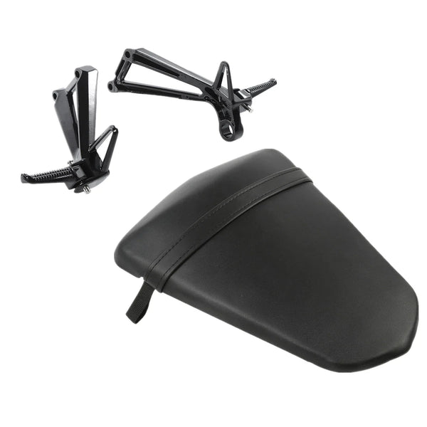 Rear Passenger Pillion Seat Footpegs Bracket Fit For Yamaha Yzf R3 2015-2024