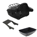 King Trunk Backrest Mount Rack Fit For Harley Touring 97-2008