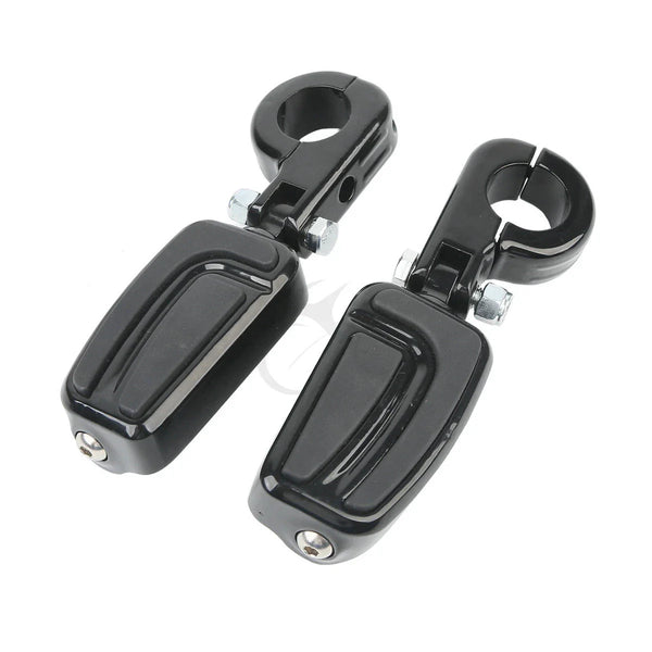1 1/4" Highway Bar Footpegs Mount Fit For Harley Sportster XL883 1200 Softail