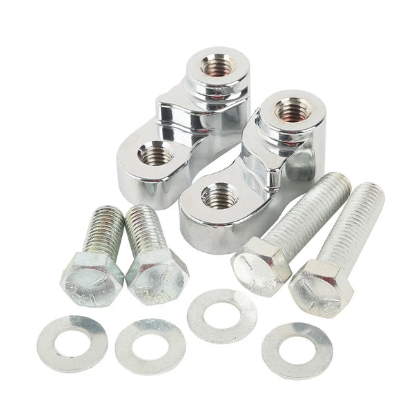 Chrome 1" Rear Lowering Kit Fit For Harley Davidson Sportster XL883 XL1200 05-15