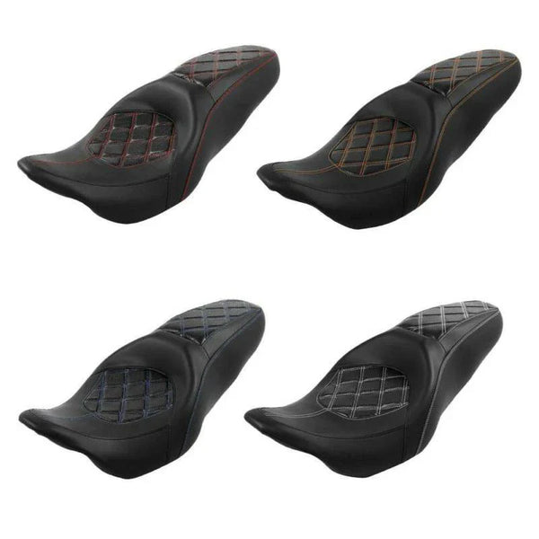 Driver & Passenger Seat Fit For Harley Touring Road Glide 2009-2023 2022 Black