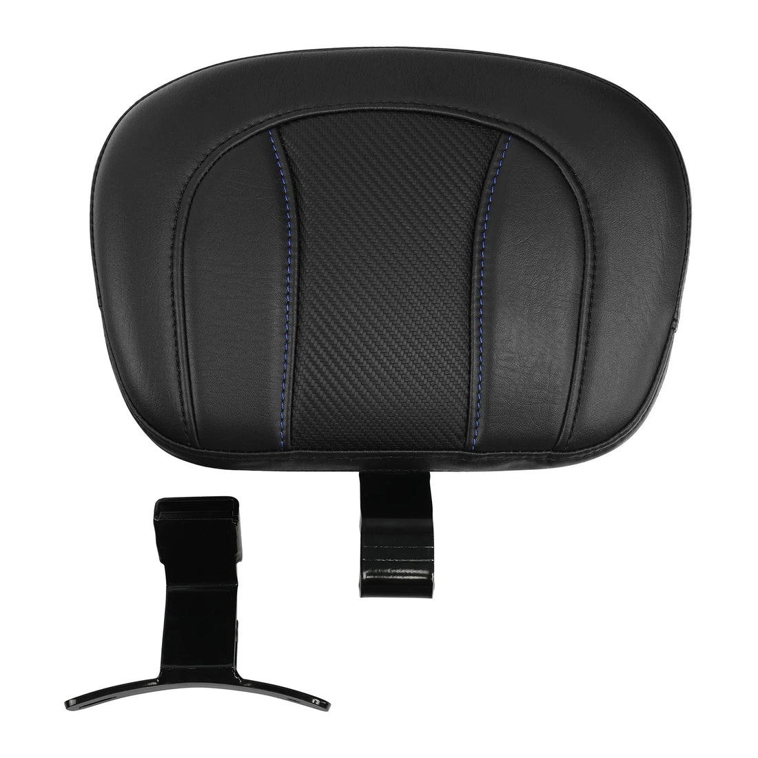 Driver Rider Backrest Pad Fit For Harley Touring Cvo Street Glide 2009-2023