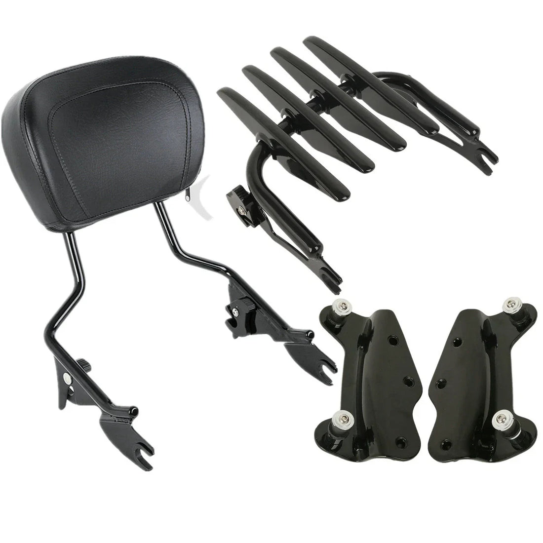 Backrest Sissy Bar Stealth Luggage Rack Docking Fit For Harley Road Glide 09-13