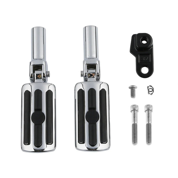 Fit For Harley Softail Slim Fls 12-17 Rear Footpegs Passenger Pegs Bracket Kit