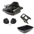 King Trunk Pad Mount Rack Light Speakers Fit For Harley Touring 2009-13