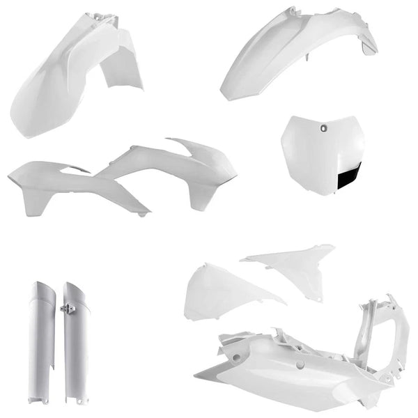Acerbis 2314330002 Full Plastic Kit White