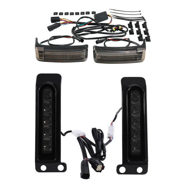 LED Inserts Support Brake Run Turn Signals Light Fit For Harley Road Glide 14-24