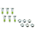 Bolt Hub-Savers Double Locked Sprocket Fastening Kit Silver For GASGAS MC 85