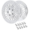 11.5" Front Brake Disc Rotors & Bolts Fit For Harley Touring Road King Sportster