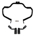Mustache Engine Guard Bar & Highway Footpegs Fit For Harley Softail Fatboy 00-17