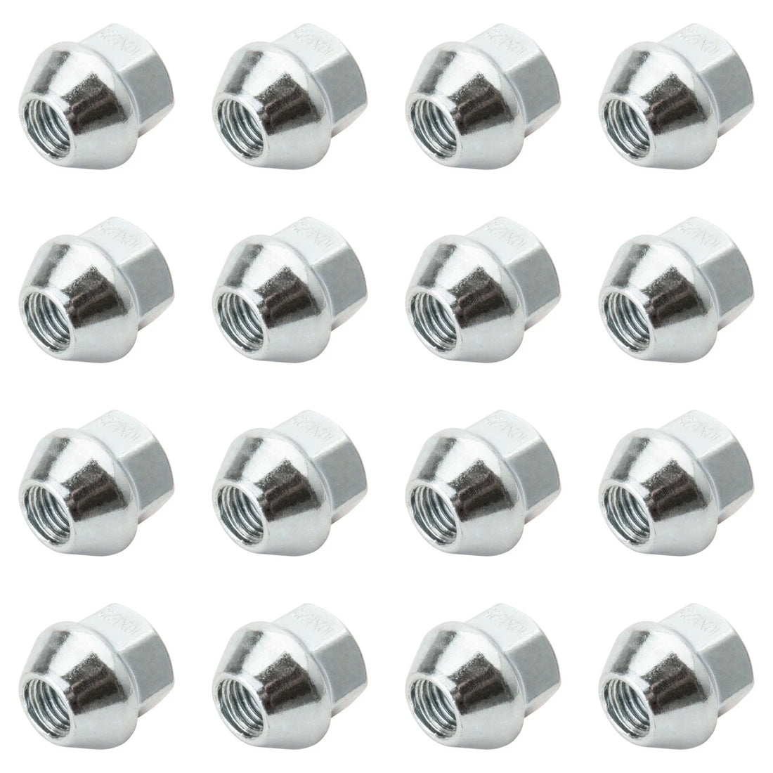 Itp Factory Style Tapered Lug Nut 10mm x 1.25mm Thread Pitch Silver