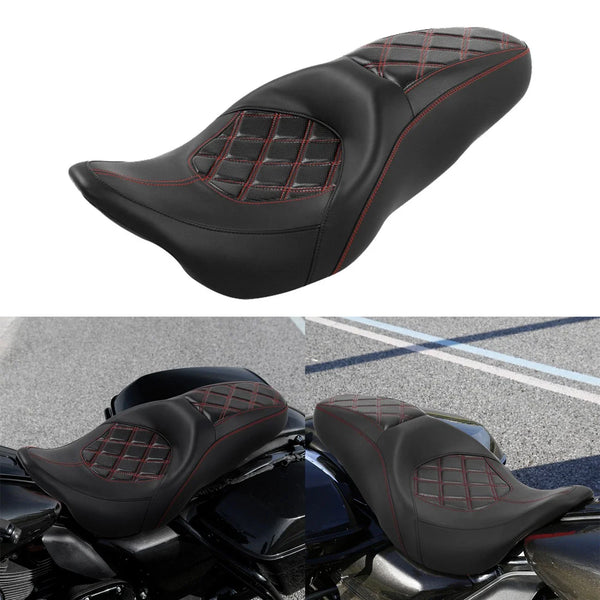 Passenger Rider Driver Seat Fit For Harley Touring Street Road Glide 09-23