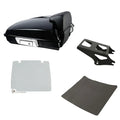 Black Razor Trunk Backrest Mount Top Rack Fit For Harley Touring Road King 14-26