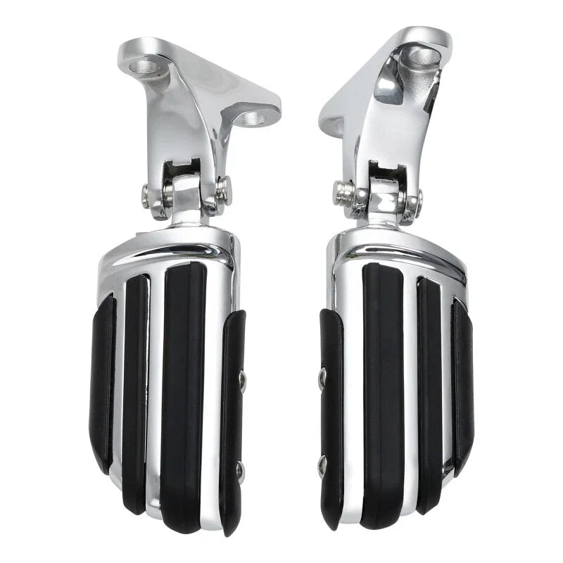 Chrome Passenger Footpeg Pegs Mount Fits For Harley Street Road Glide 1993-2025