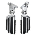 Chrome Passenger Footpeg Pegs Mount Fits For Harley Street Road Glide 1993-2025