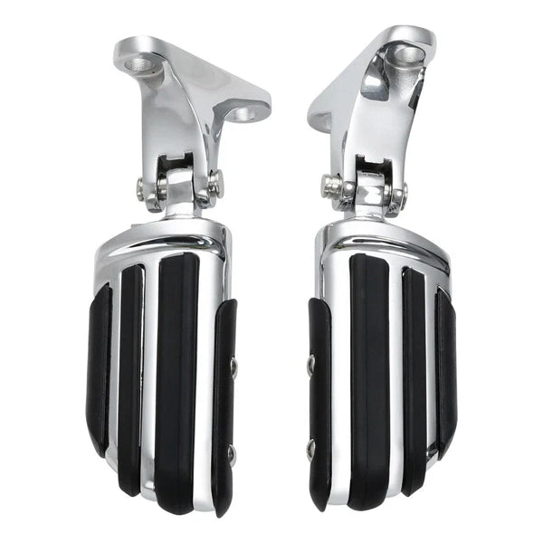 Chrome Passenger Footpeg Pegs Mount Fits For Harley Street Road Glide 1993-2025