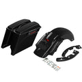 5" Stretched Saddlebags Rear Fender System Fit For Harley Touring 2009-2013 Cvo
