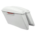 4" Stretched Saddlebags Fit For Harley Street Glide 14-24 Bonneville salt pearl
