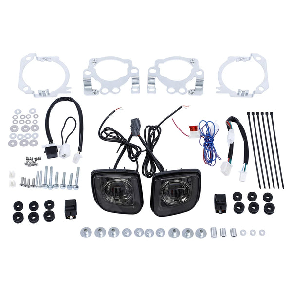 LED Fog Lights Driving Light Smoke Lens Fit For Honda GoldWing GL1800 F6B 13-17