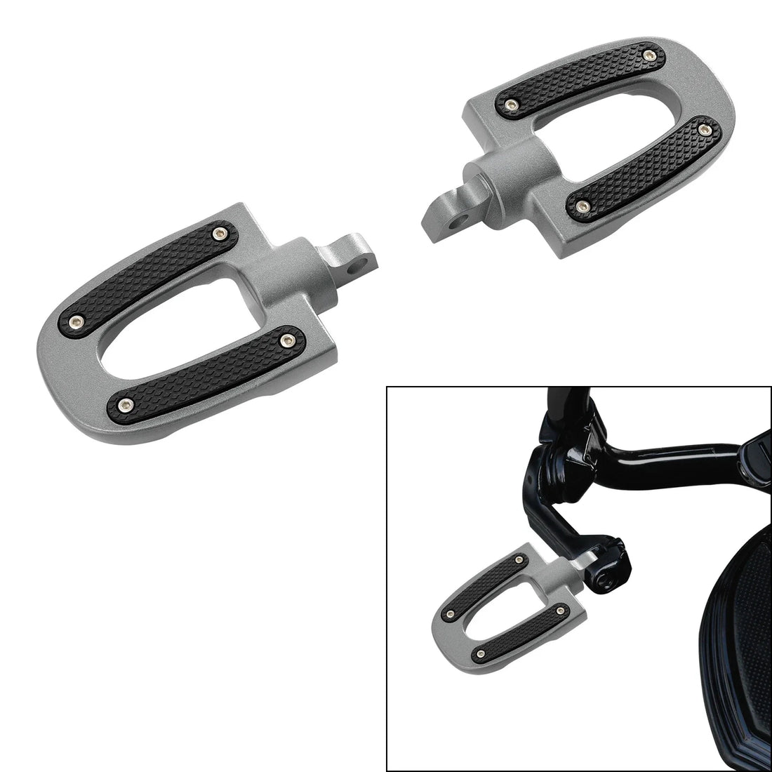 Footpegs Foot Pegs Male Mount Fit For Harley Touring Electra Street Road Glide