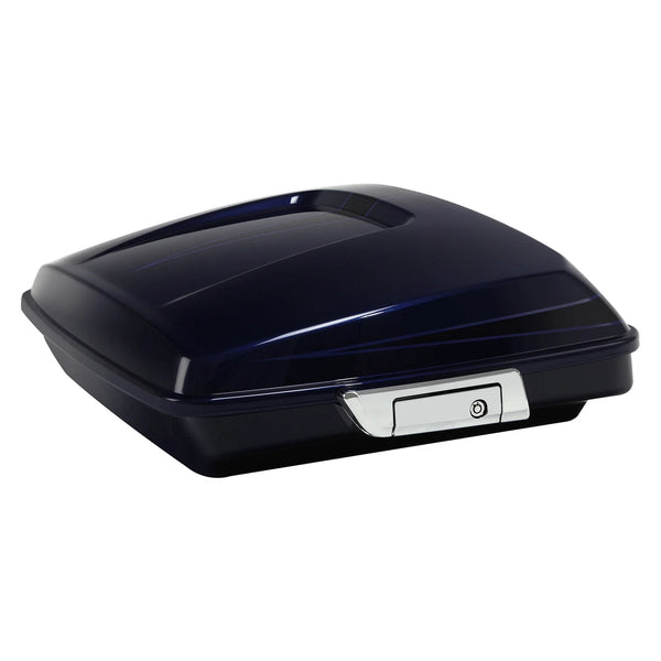 Razor Trunk Luggage Fit For Harley Touring 2014-2025 Zephyr Blue / Black Sunglo