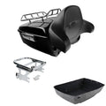 King Trunk Backrest Rail Mounting Rack Fit For Harley Touring 1997-2008