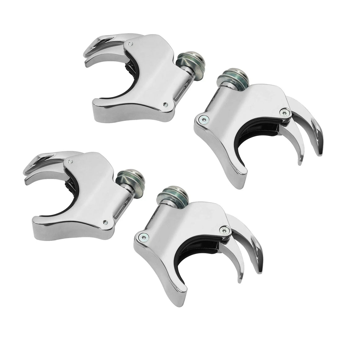 49mm Quick Release Windshield Clamps Fit For Harley Dyna Street Fat Bob 06-17