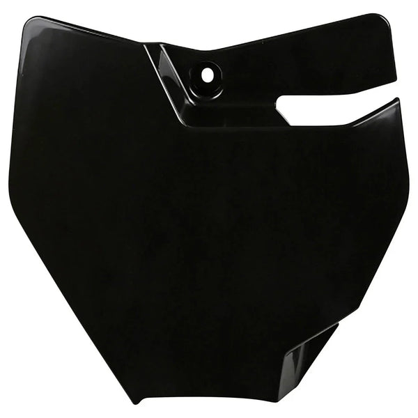 UFO Front Number Plate Black For KTM 65 SX 2016-2023