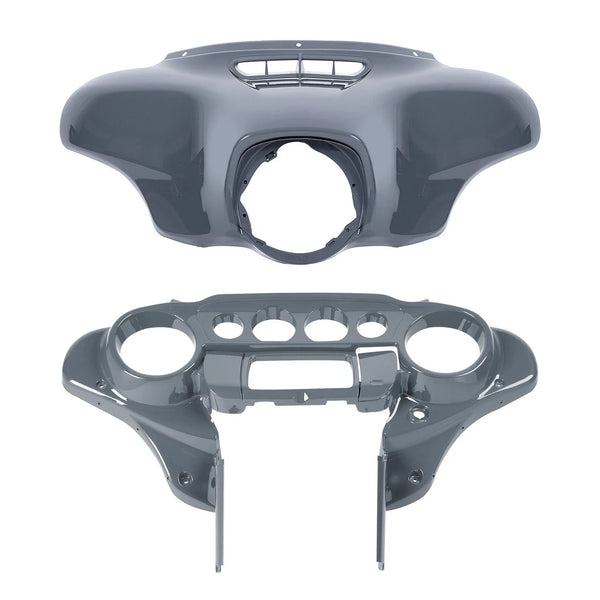 Inner & Outer Fairings Fit For Harley Touring Street Glide 2014-23 Gunship Gray