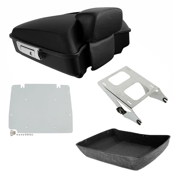Chopped Trunk Backrest Mount Plate Fits For Harley Touring Street Glide 14-2026