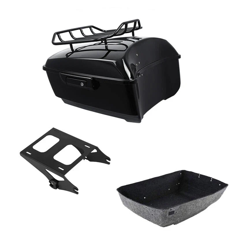King Trunk Luggage Rack Mount Rack Fit For Harley Touring Electra Glide 14-2026