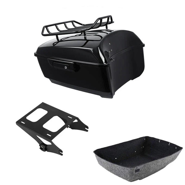 King Trunk Luggage Rack Mount Rack Fit For Harley Touring Electra Glide 14-2026
