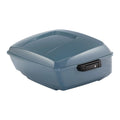 King Trunk Fit For Harley Cvo Street Road Glide 2014-25 Sharkskin Blue Firestorm