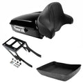 Chopped Trunk Luggage Backrest Mount Fit For Harley Heritage Classic Flhcs 18-26