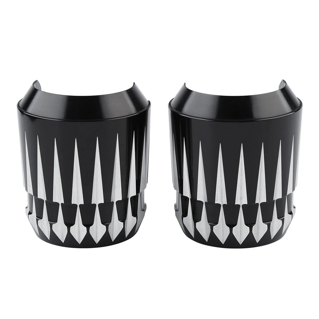 Lower Fork Slider Covers Fit For Harley Touring Road King Glide 1984-2013 Black