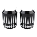 Lower Fork Slider Covers Fit For Harley Touring Road King Glide 1984-2013 Black