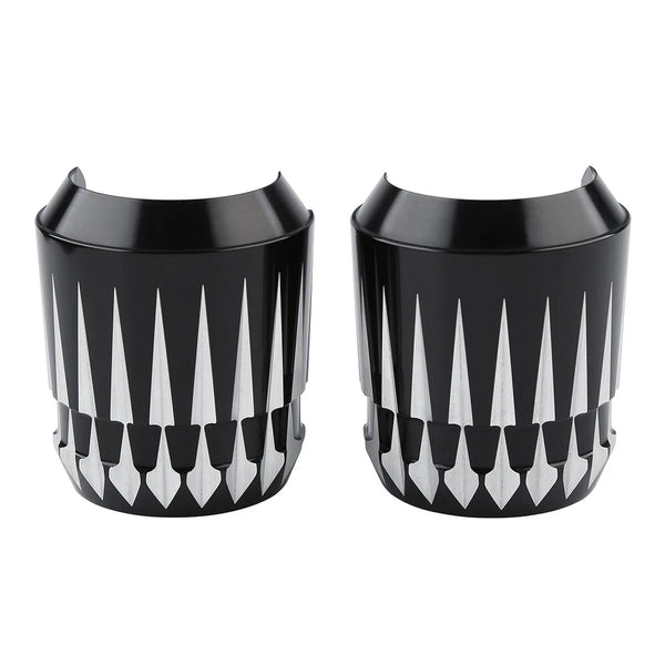 Lower Fork Slider Covers Fit For Harley Touring Road King Glide 1984-2013 Black