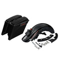 5" Stretched Hard Saddlebags & Rear Fender Fit For Harley Road King Glide 09-13