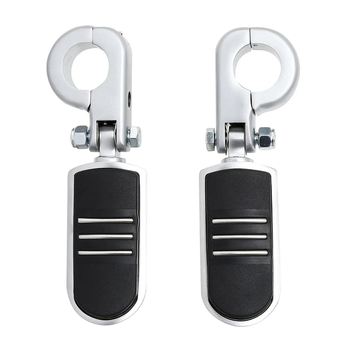 32mm Engine Guard Highway Footpeg Peg Mount Fit For Harley Touring Satin Chrome