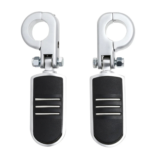 32mm Engine Guard Highway Footpeg Peg Mount Fit For Harley Touring Satin Chrome